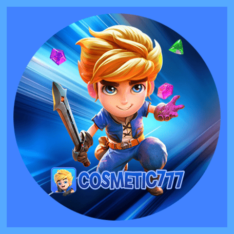 Imagem promocional da COSMETIC777 mostrando a plataforma e suas vantagens